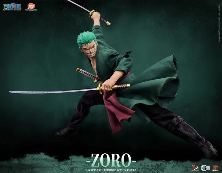 Premium Silicone Action Figure 1/6 Roronoa Zoro - One Piece By Pixel Poses X Cosmic Creations X JIMEI PALACE