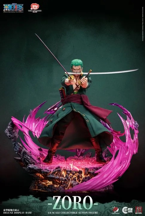 Premium Silicone Action Figure 1/6 Roronoa Zoro - One Piece By Pixel Poses X Cosmic Creations X JIMEI PALACE