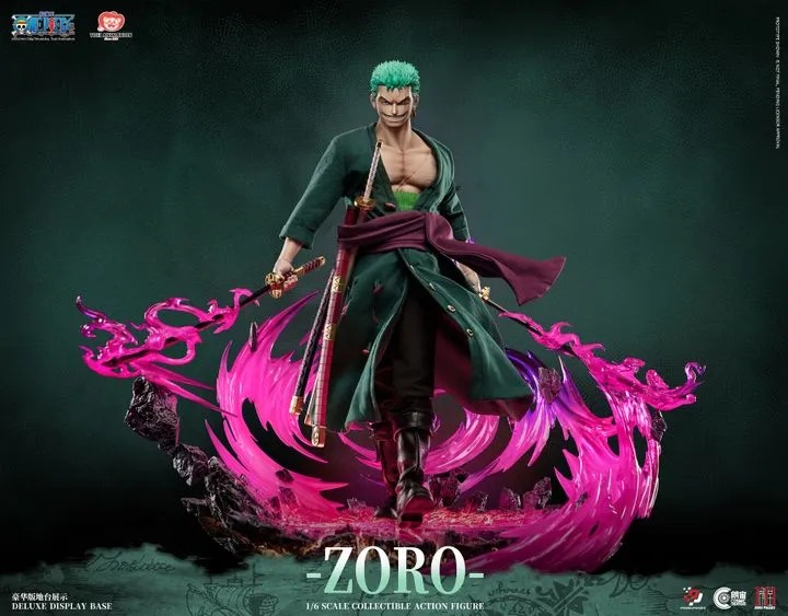 Premium Silicone Action Figure 1/6 Roronoa Zoro - One Piece By Pixel Poses X Cosmic Creations X JIMEI PALACE