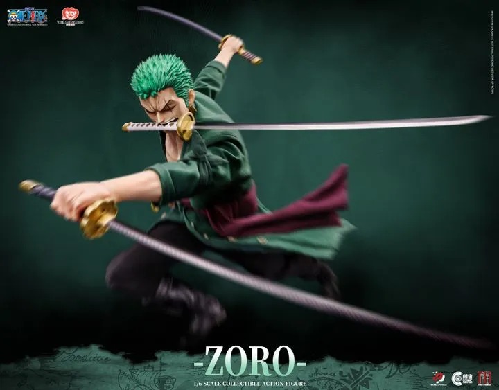 Premium Silicone Action Figure 1/6 Roronoa Zoro - One Piece By Pixel Poses X Cosmic Creations X JIMEI PALACE