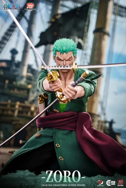 Premium Silicone Action Figure 1/6 Roronoa Zoro - One Piece By Pixel Poses X Cosmic Creations X JIMEI PALACE
