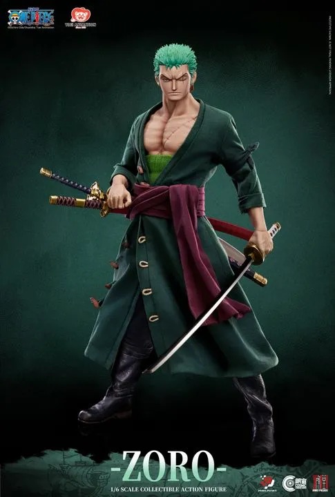 Premium Silicone Action Figure 1/6 Roronoa Zoro - One Piece By Pixel Poses X Cosmic Creations X JIMEI PALACE