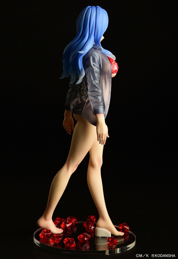 Scaled Figure 1/6 Juvia Lockser Gravure Style - See Through Wet Shirt Red Bikini Ver. Fairy Tail By OrcaToys