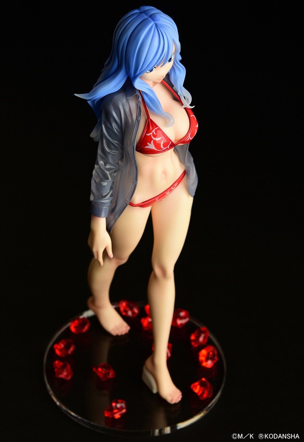 Scaled Figure 1/6 Juvia Lockser Gravure Style - See Through Wet Shirt Red Bikini Ver. Fairy Tail By OrcaToys