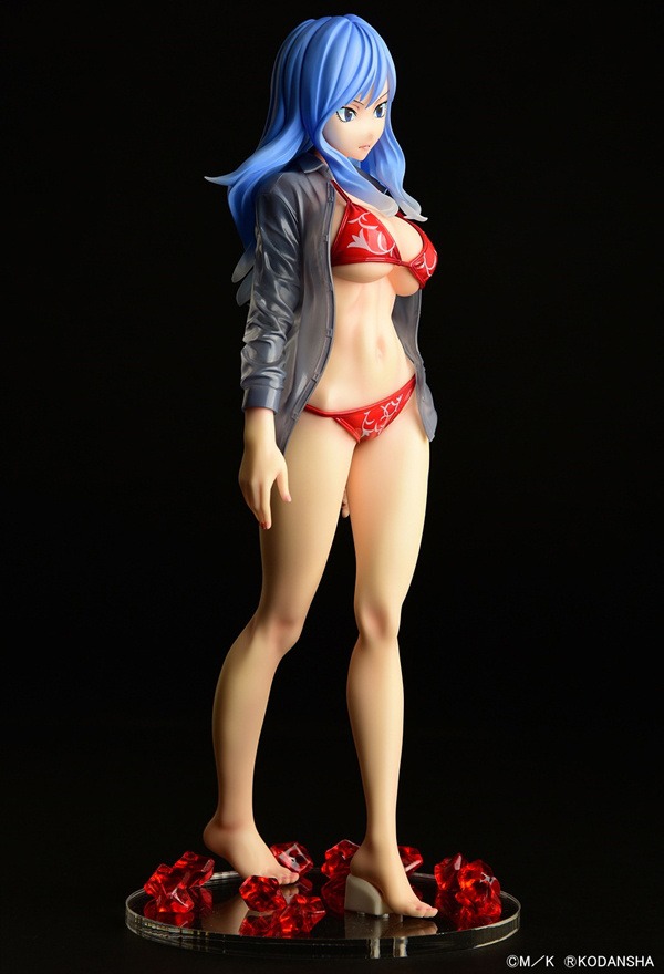 Scaled Figure 1/6 Juvia Lockser Gravure Style - See Through Wet Shirt Red Bikini Ver. Fairy Tail By OrcaToys
