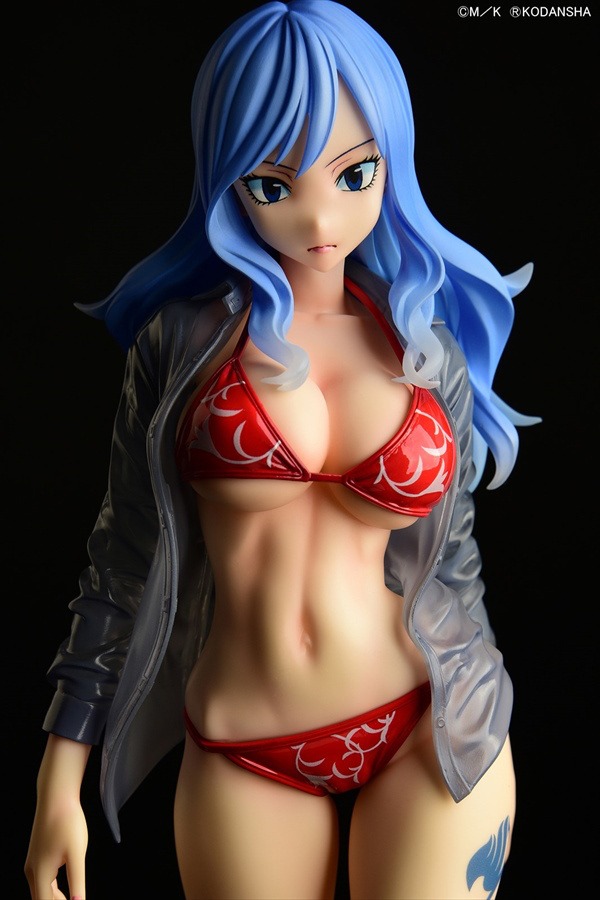 Scaled Figure 1/6 Juvia Lockser Gravure Style - See Through Wet Shirt Red Bikini Ver. Fairy Tail By OrcaToys