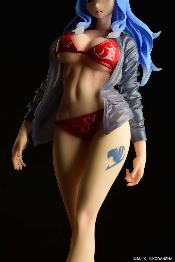 Scaled Figure 1/6 Juvia Lockser Gravure Style - See Through Wet Shirt Red Bikini Ver. Fairy Tail By OrcaToys
