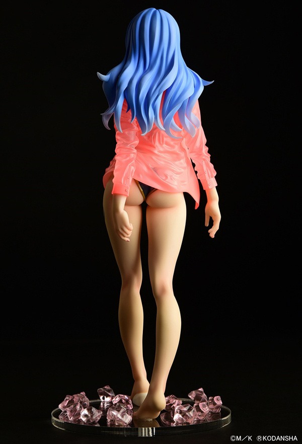 Scaled Figure 1/6 Juvia Lockser Gravure Style - See Through Wet Shirt Black Bikini Ver. Fairy Tail By OrcaToys