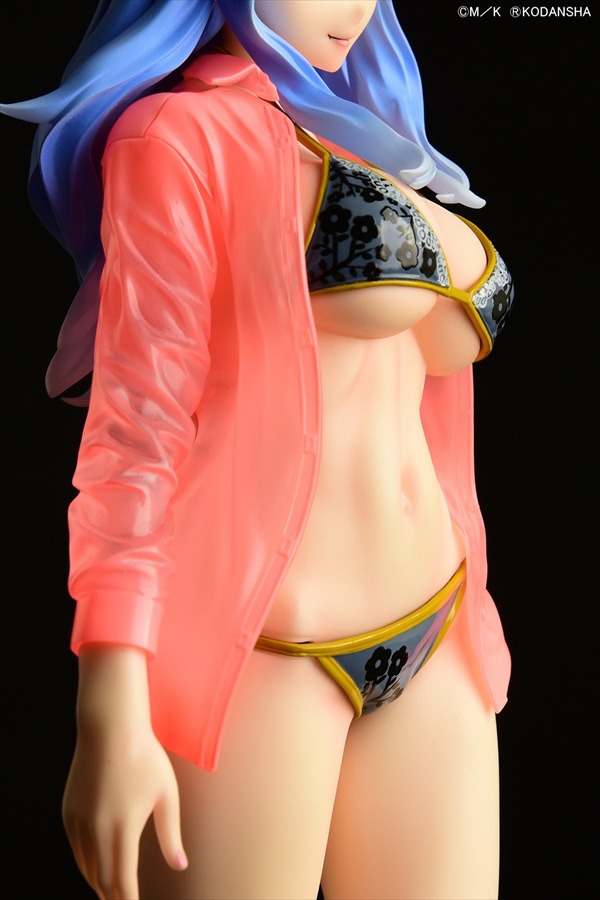 Scaled Figure 1/6 Juvia Lockser Gravure Style - See Through Wet Shirt Black Bikini Ver. Fairy Tail By OrcaToys