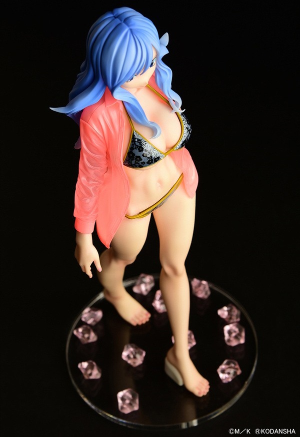 Scaled Figure 1/6 Juvia Lockser Gravure Style - See Through Wet Shirt Black Bikini Ver. Fairy Tail By OrcaToys