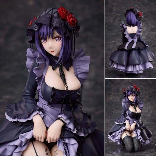 Image of Non Scaled Figure Kitagawa Marin - Kuroe Shizuku Cosplay Ver. Sono Bisque Doll wa Koi o Suru (14cm) By ANIPLEX+