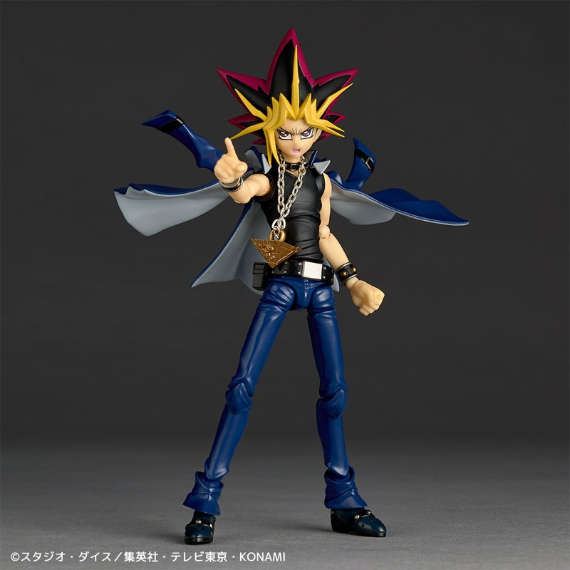 [READY STOCK ITEM] [With Bonus Gold Sarchopagus] Revoltech Yami Yugi - Yu-Gi-Oh! Duel Monsters By Kaiyodo