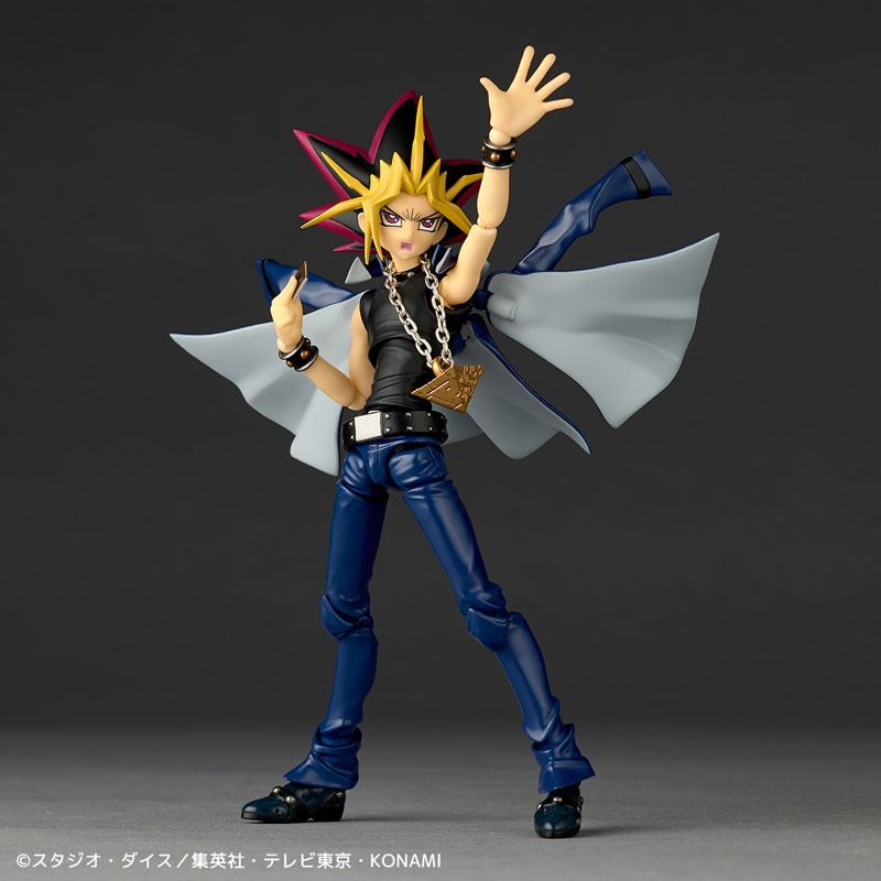 [READY STOCK ITEM] [With Bonus Gold Sarchopagus] Revoltech Yami Yugi - Yu-Gi-Oh! Duel Monsters By Kaiyodo