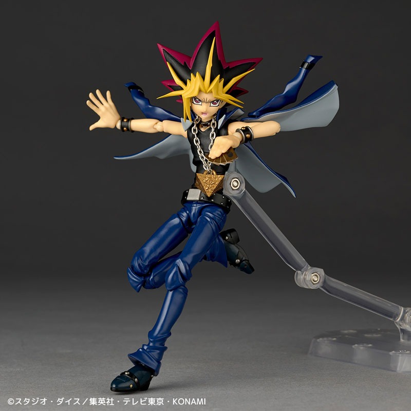 [READY STOCK ITEM] [With Bonus Gold Sarchopagus] Revoltech Yami Yugi - Yu-Gi-Oh! Duel Monsters By Kaiyodo