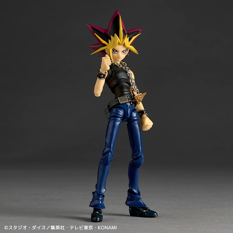 [READY STOCK ITEM] [With Bonus Gold Sarchopagus] Revoltech Yami Yugi - Yu-Gi-Oh! Duel Monsters By Kaiyodo