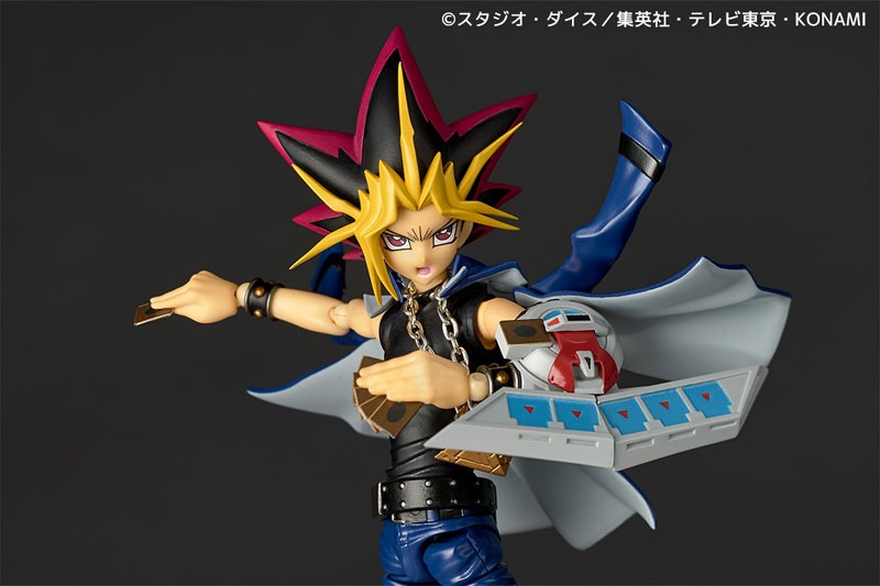 [READY STOCK ITEM] [With Bonus Gold Sarchopagus] Revoltech Yami Yugi - Yu-Gi-Oh! Duel Monsters By Kaiyodo