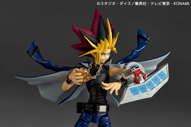 [READY STOCK ITEM] [With Bonus Gold Sarchopagus] Revoltech Yami Yugi - Yu-Gi-Oh! Duel Monsters By Kaiyodo