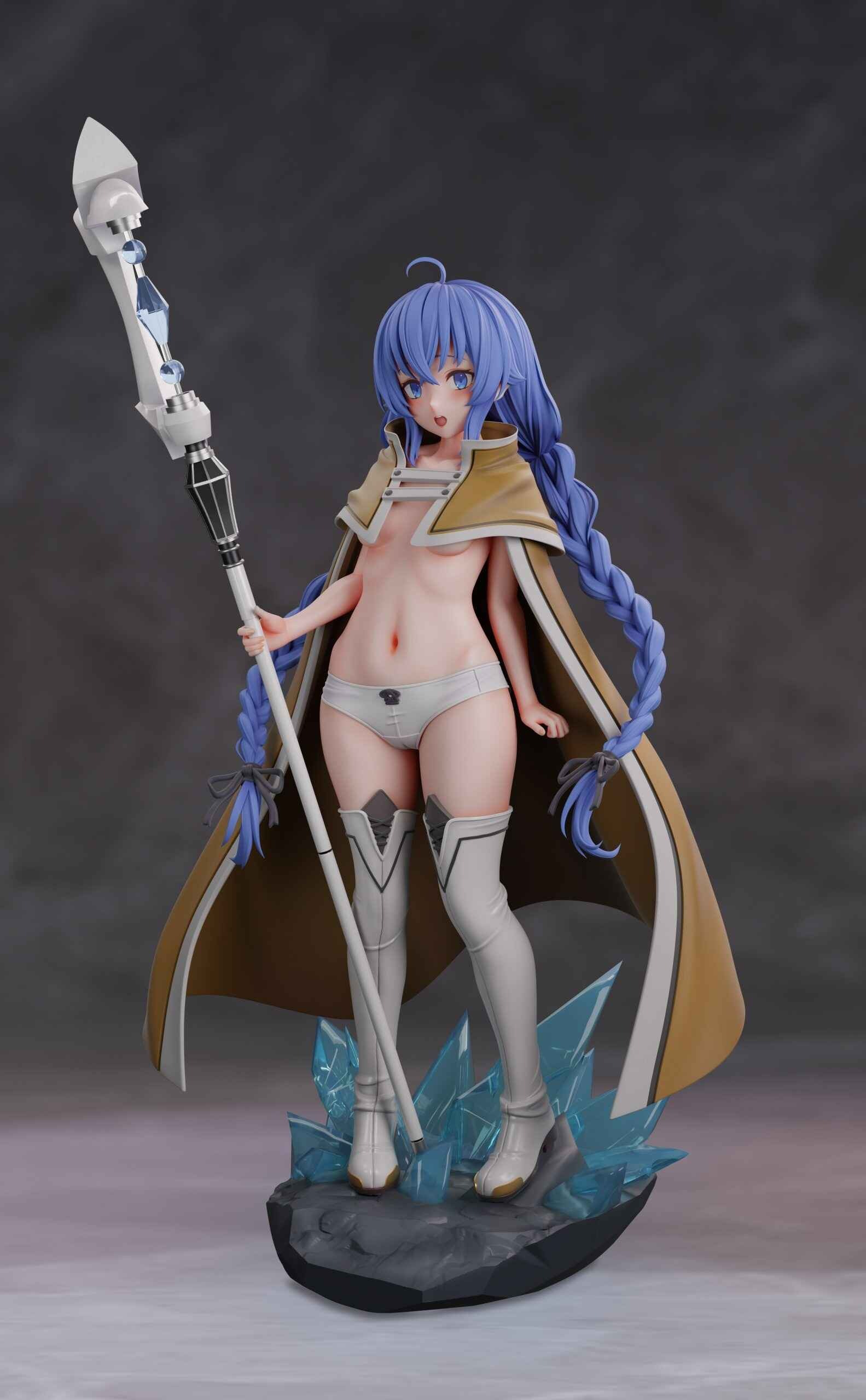 [Set Of 2] Scaled Figure 1/6 Roxy Migurdia - Mushoku Tensei Yabai Cape & Hat Ver.