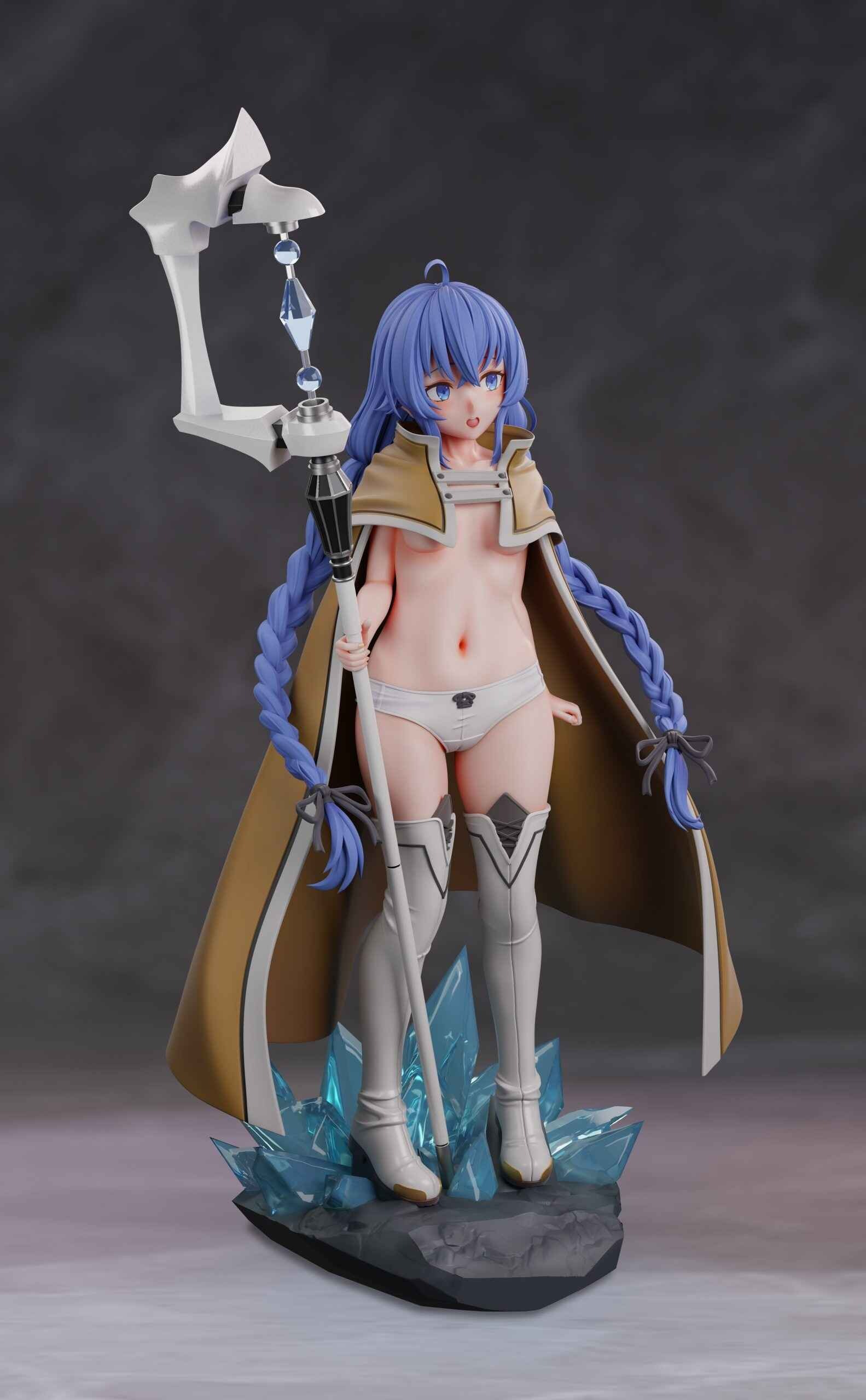 [Set Of 2] Scaled Figure 1/6 Roxy Migurdia - Mushoku Tensei Yabai Cape & Hat Ver.