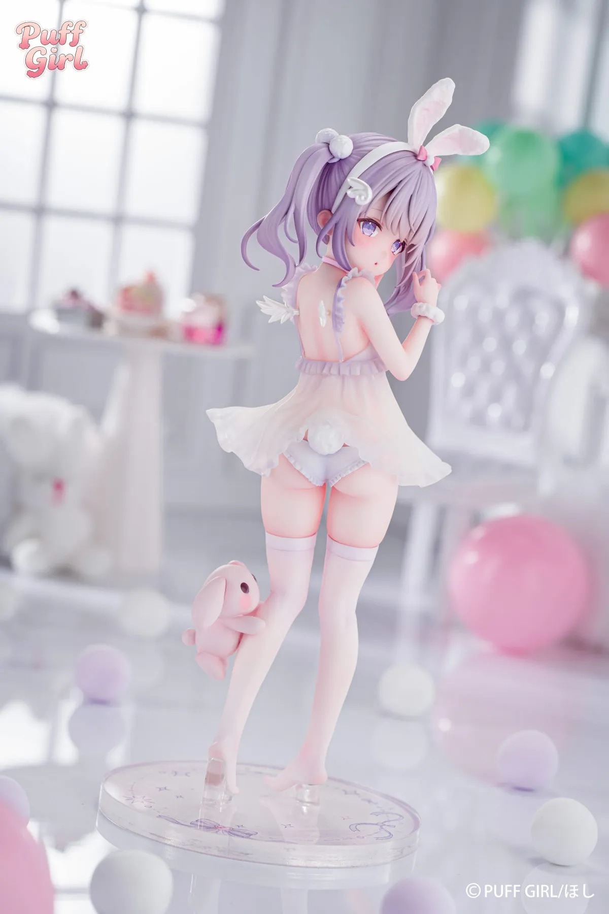 Scaled Figure 1/6 White Rabbit Angel - Illustration by Hoshi (21cm) By PUFFGIRL