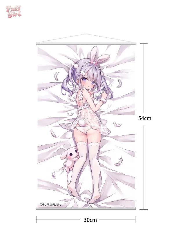 Scaled Figure 1/6 White Rabbit Angel - Illustration by Hoshi (21cm) By PUFFGIRL