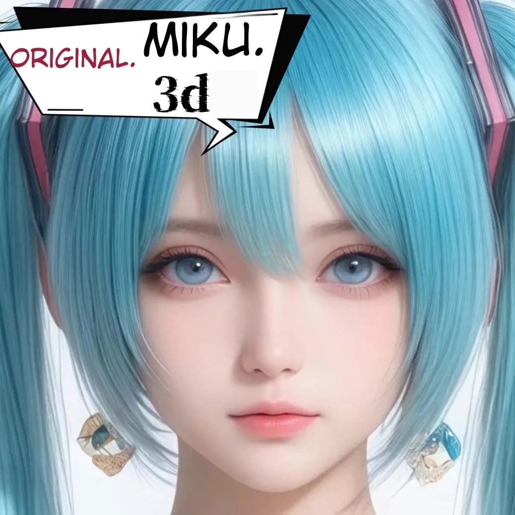 Dakimakura 3D Art Pillow Cover Only Hatsune Miku - Vocaloid By Otaku Kingdom