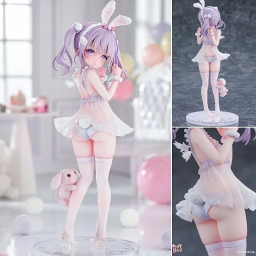 Scaled Figure 1/6 White Rabbit Angel - Illustration by Hoshi (21cm) By PUFFGIRL