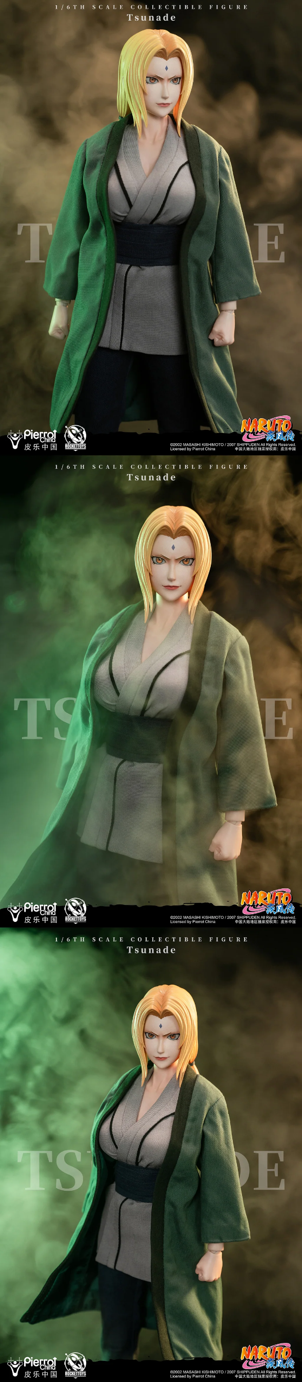 Rocket Toys ROC009 Action Figure 1/6 Tsunade Senju - Naruto By Rocket Toys