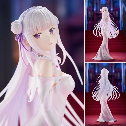 Scaled Figure 1/7 Emilia - Wedding Dress Ver. Re:Zero kara Hajimeru Isekai Seikatsu  By Design COCO