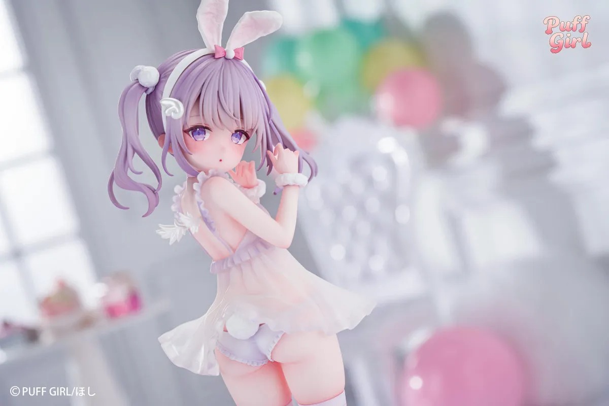 Scaled Figure 1/6 White Rabbit Angel - Illustration by Hoshi (21cm) By PUFFGIRL