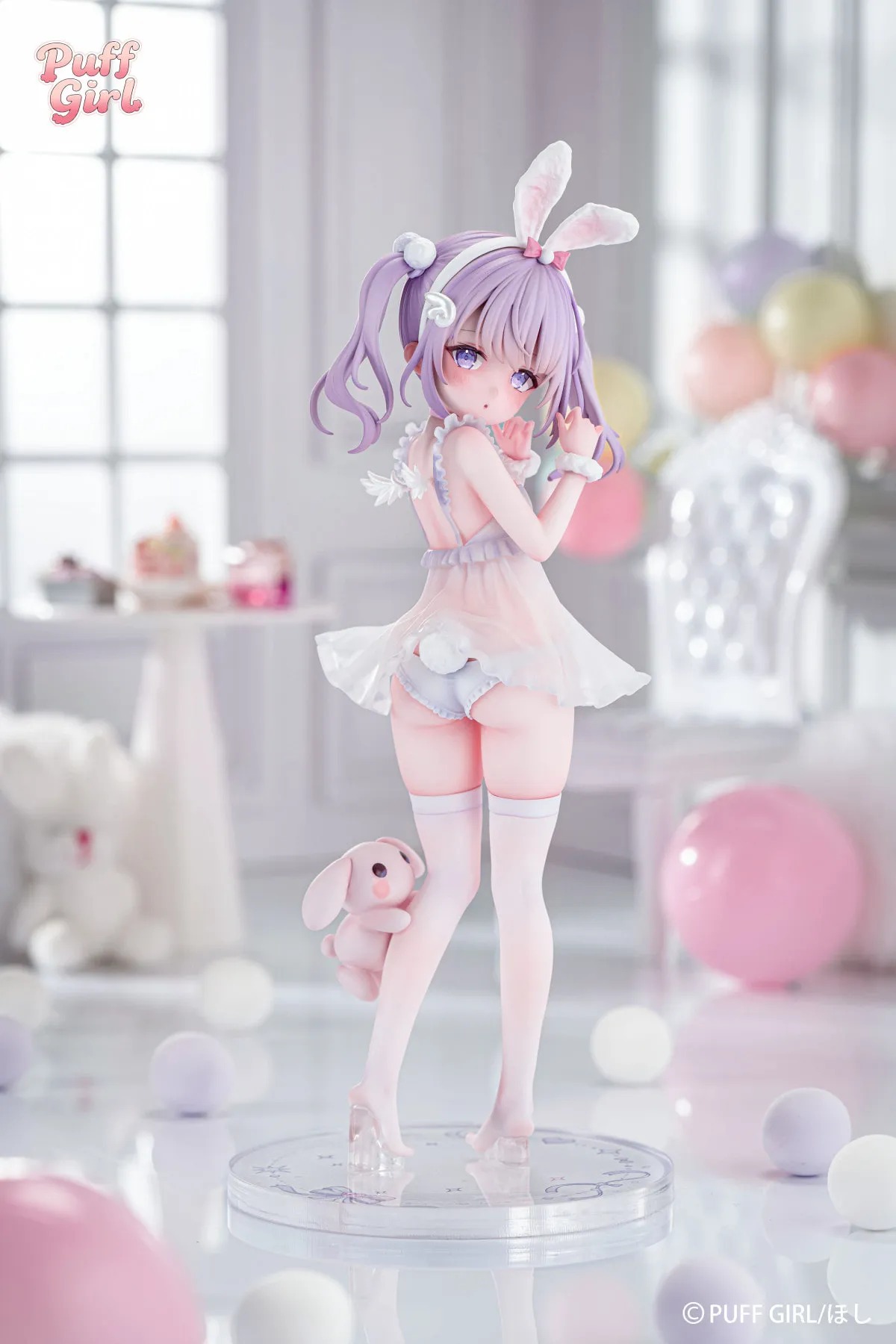 Scaled Figure 1/6 White Rabbit Angel - Illustration by Hoshi (21cm) By PUFFGIRL