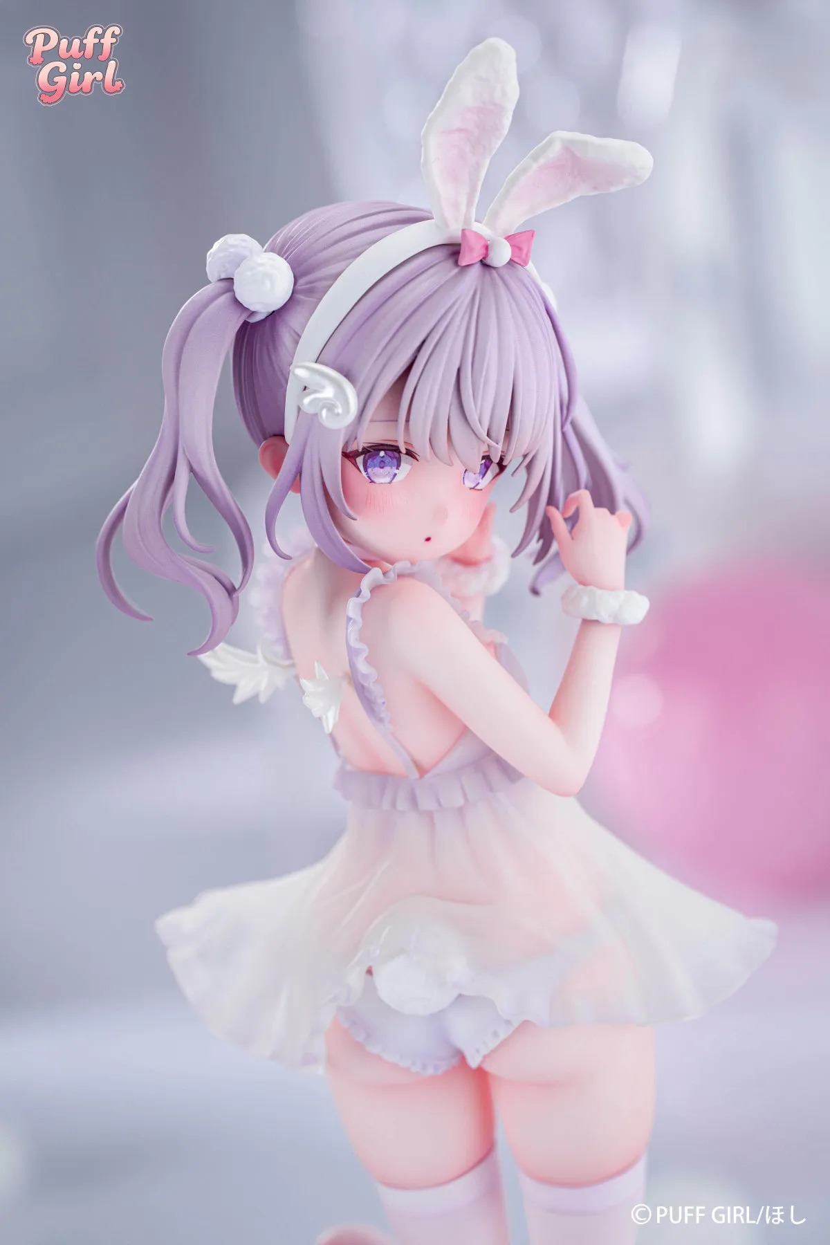 Scaled Figure 1/6 White Rabbit Angel - Illustration by Hoshi (21cm) By PUFFGIRL