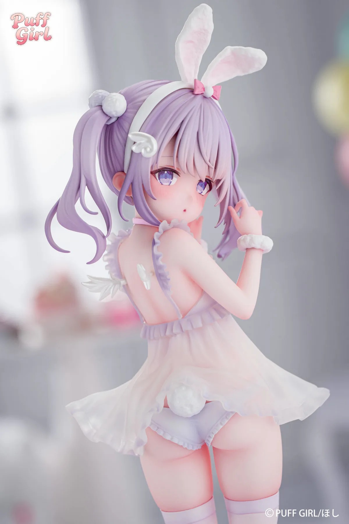 Scaled Figure 1/6 White Rabbit Angel - Illustration by Hoshi (21cm) By PUFFGIRL