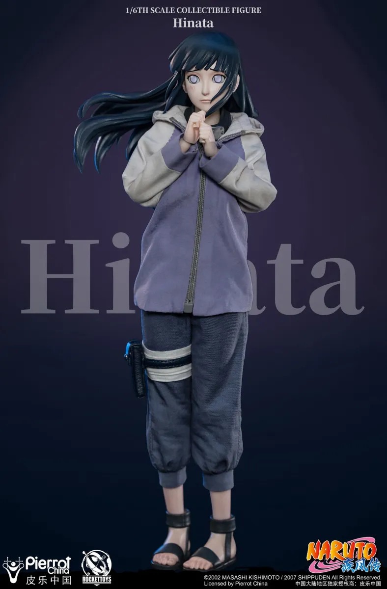 [READY STOCK ITEM] Rocket Toys ROC003 Action Figure Scaled 1/6 Hinata Hyuga - Naruto By Rocket Toys