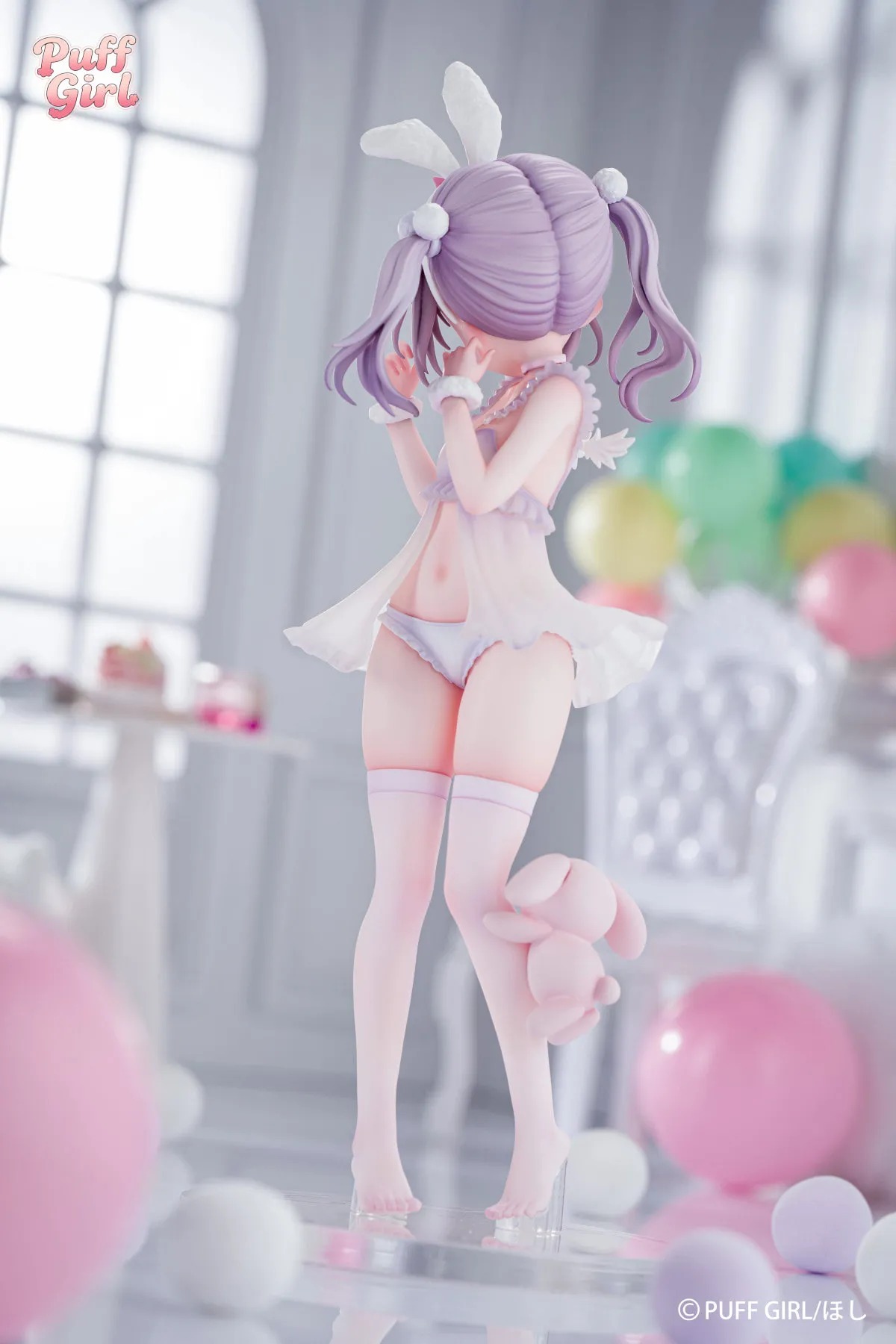 Scaled Figure 1/6 White Rabbit Angel - Illustration by Hoshi (21cm) By PUFFGIRL
