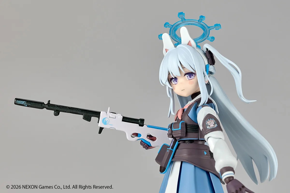 Revoltech Action Figure Tsukiyuki Miyako - Blue Archive By Kaiyodo
