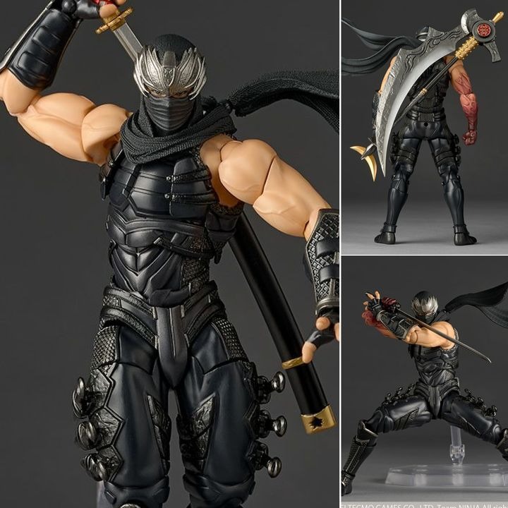 [With Bonus] Revoltech Amazing Yamaguchi Ryu Hayabusa - Ninja Gaiden 3: Razor's Edge By Kaiyodo
