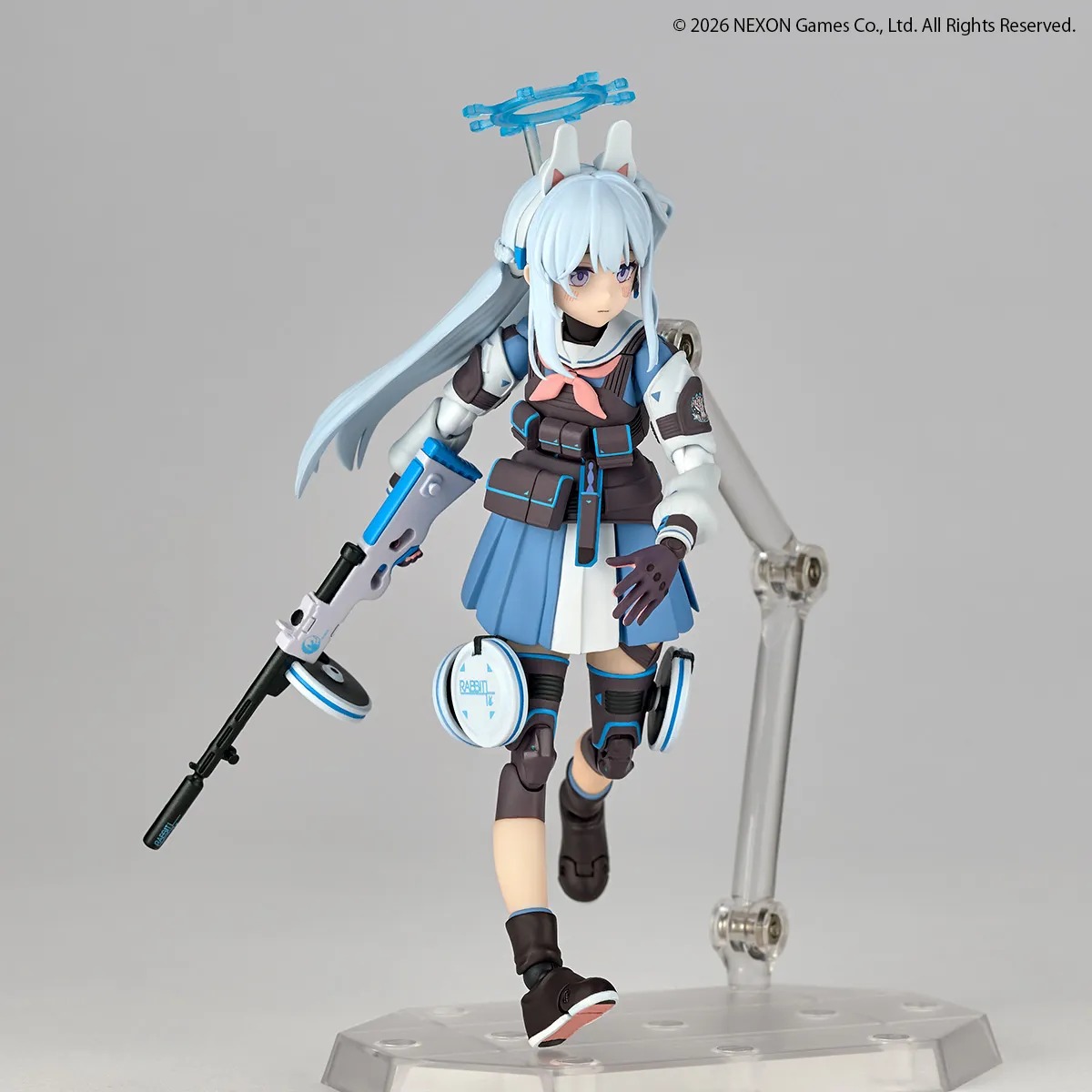 Revoltech Action Figure Tsukiyuki Miyako - Blue Archive By Kaiyodo