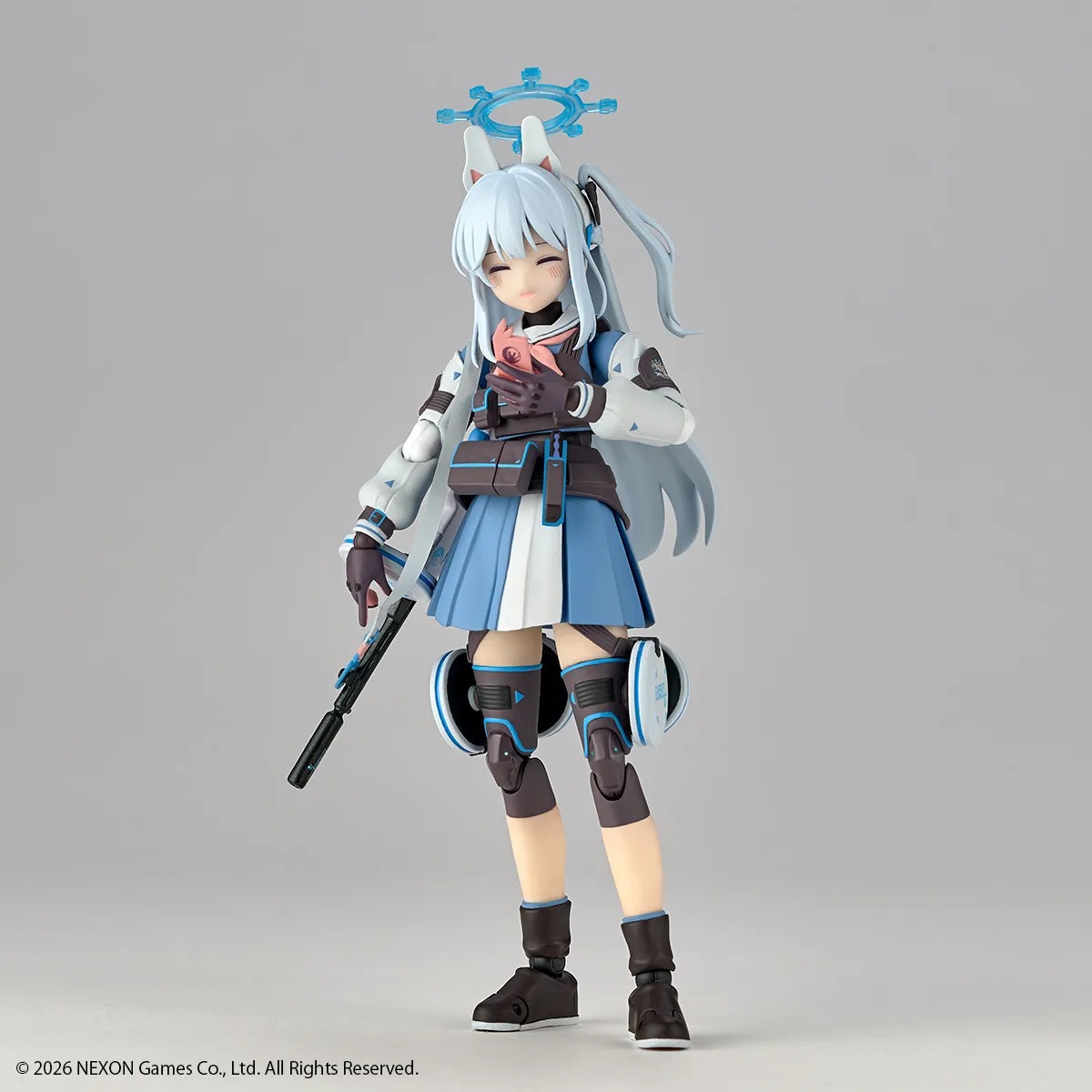 Revoltech Action Figure Tsukiyuki Miyako - Blue Archive By Kaiyodo
