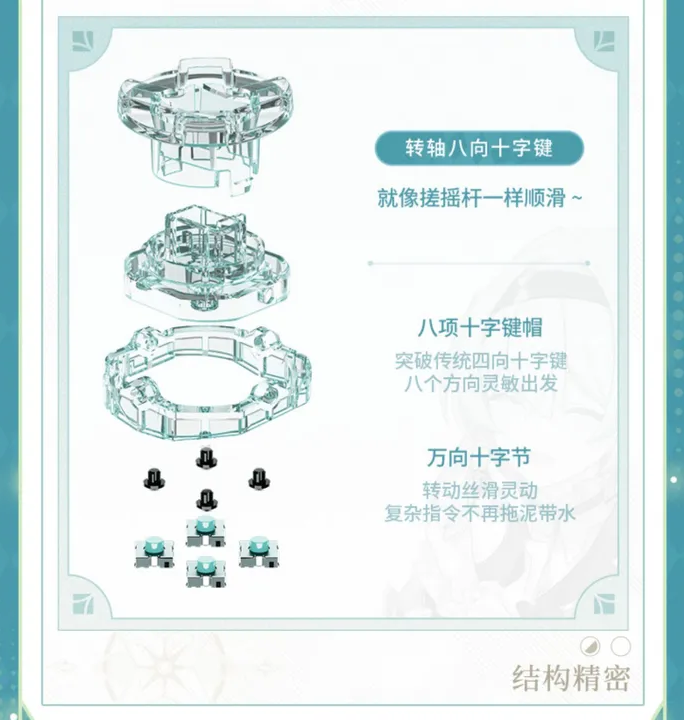 [Set Gift Box] Honkai: Star Rail Elite Gaming Controller Firefly / Hotaru Model By Mihoyo