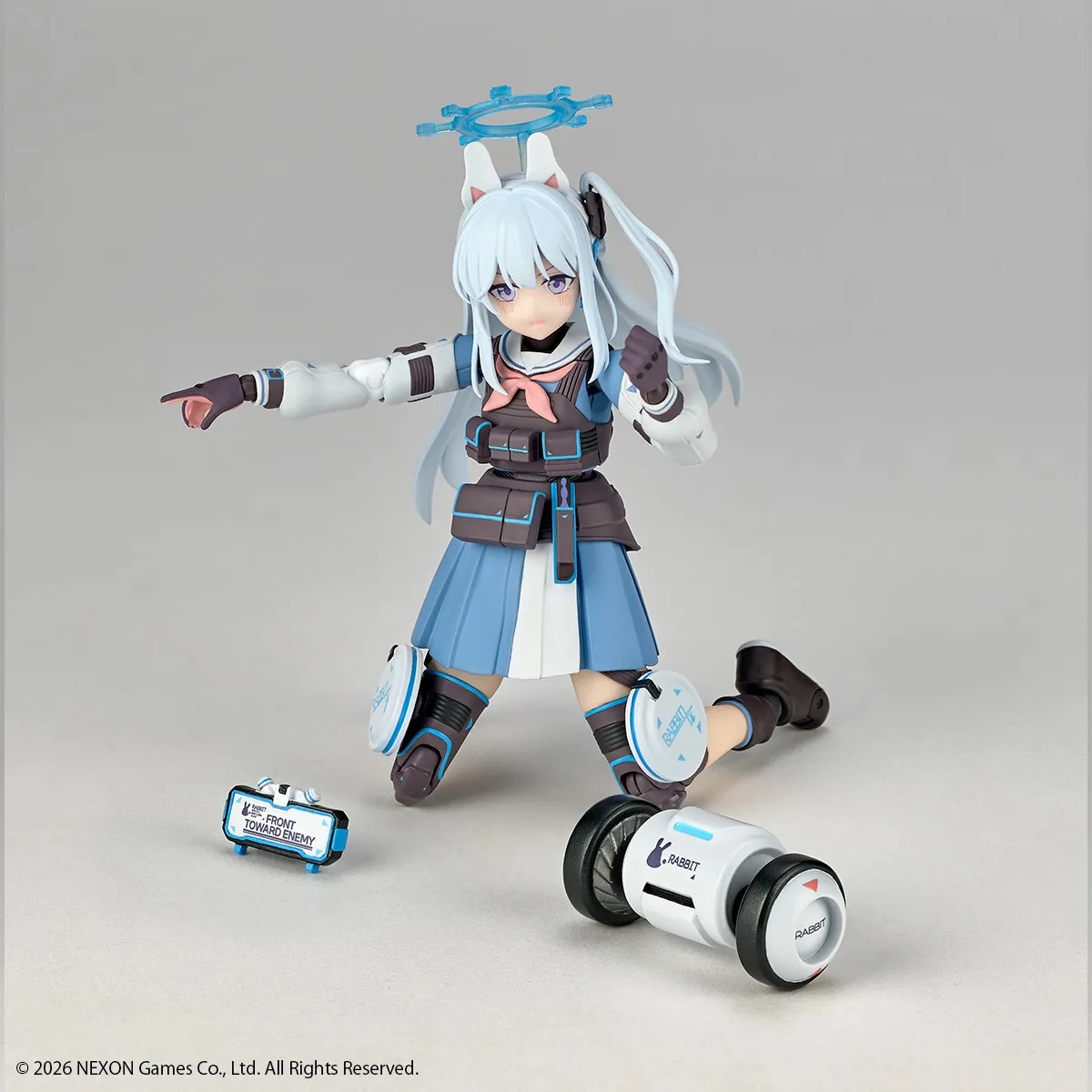 Revoltech Action Figure Tsukiyuki Miyako - Blue Archive By Kaiyodo
