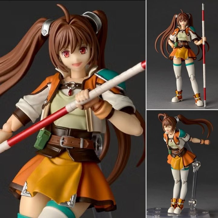 Revoltech Action Figure Estelle Bright - The Legend of Heroes: Trails in the Sky SC By Kaiyodo