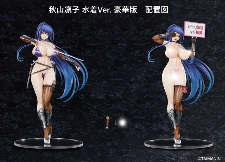 [Cast Off] [With Alternative Body Part] Scaled Figure 1/6 Akiyama Rinko - DX Edition Swimsuit Ver. Taimanin RPGX By PURE