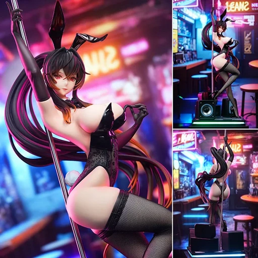 Image of Scaled Figure 1/4 Xinming - Bunny Girl Ver. Core of the Machine Tide Series By Manyanshe Figure