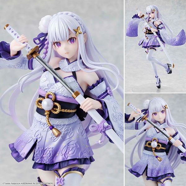 Scaled Figure 1/7 KDColle Emilia - Battle Costume Ver. Re:Zero Kara Hajimaru Isekai Seikatsu By KADOKAWA
