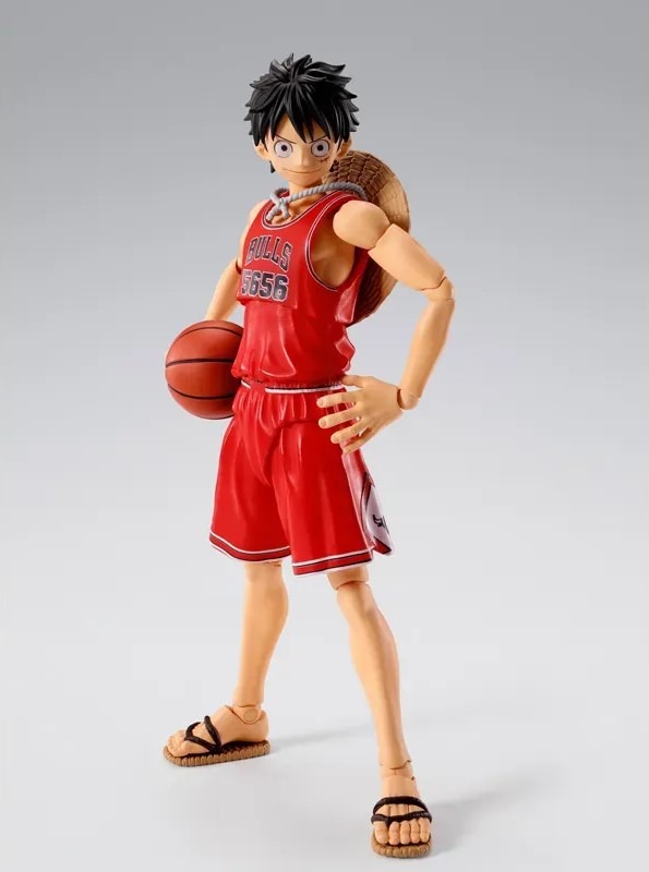 SHF S.H.Figuarts MONKEY.D.LUFFY CHICAGO BULLS ver. - ONE PIECE×NBA By Premium Bandai