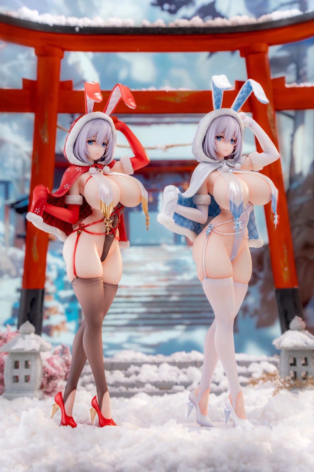 [Set of 2] [With Bonus] [Cast-Off] Scaled Figure 1/6 Snow Bunny - Deluxe Edition Ver. Illustration by Mataro By PartyLook