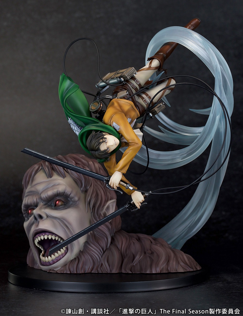 Non Scaled Figure Levi Ackerman - Levi vs Beast Titan ver. Shingeki no Kyojin The Final Season (27.5cm) By PROOF