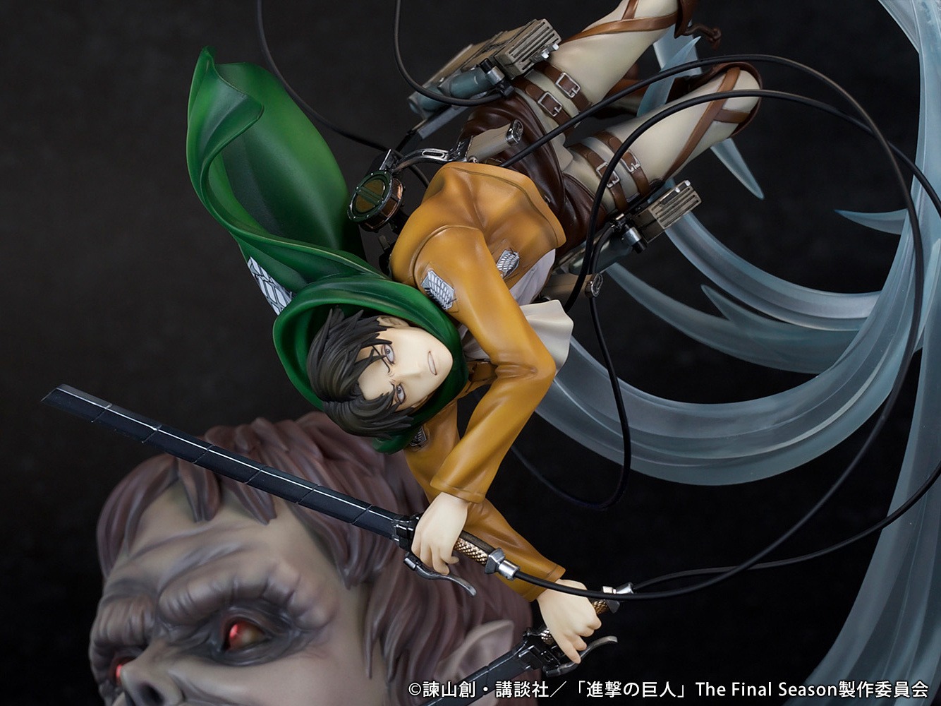 Non Scaled Figure Levi Ackerman - Levi vs Beast Titan ver. Shingeki no Kyojin The Final Season (27.5cm) By PROOF