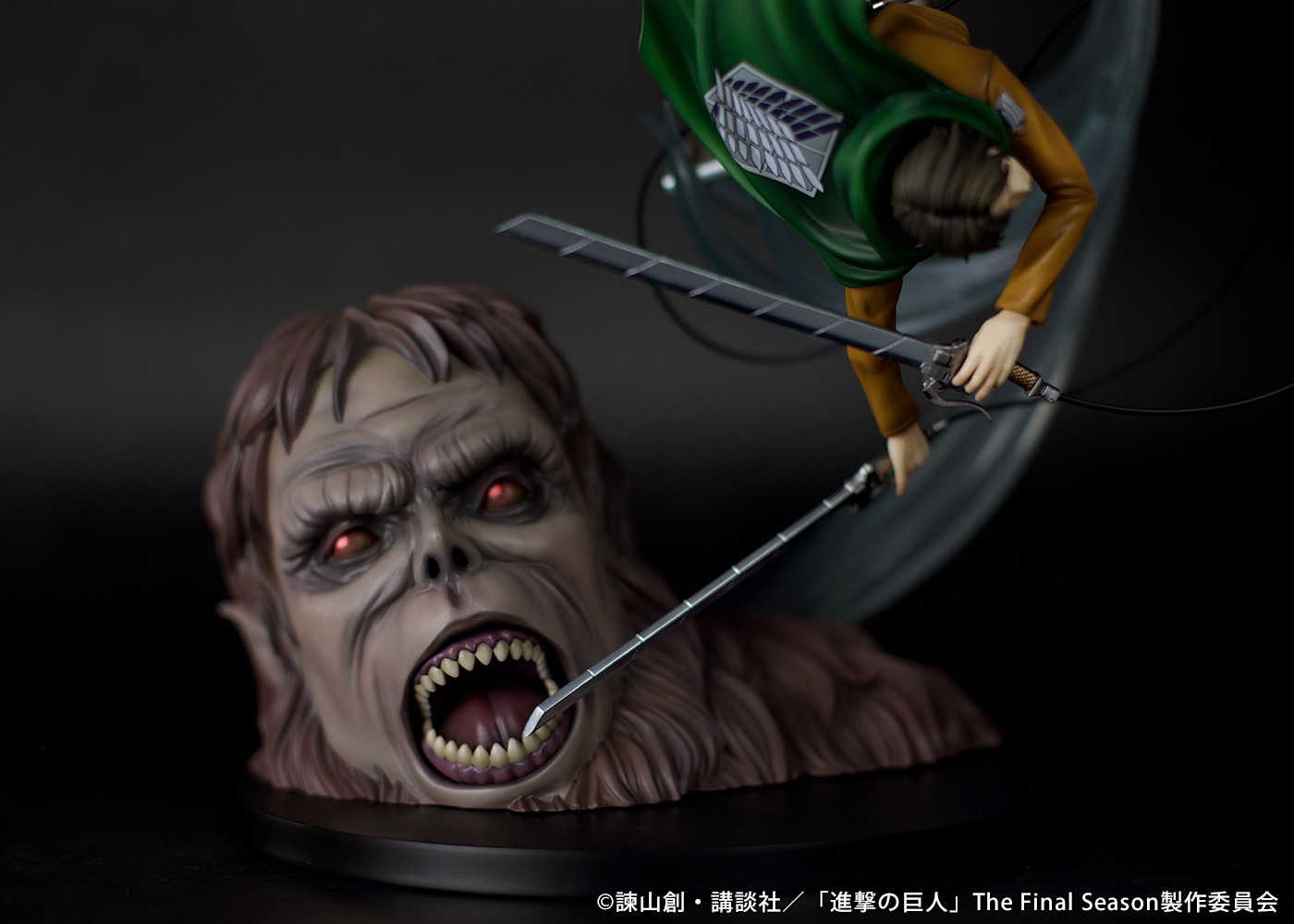 Non Scaled Figure Levi Ackerman - Levi vs Beast Titan ver. Shingeki no Kyojin The Final Season (27.5cm) By PROOF